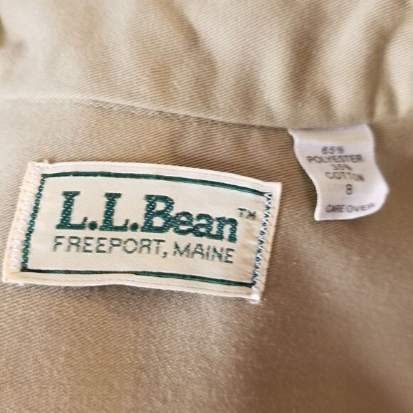 Vintage LL BEAN Collard shirt dress - Picture 12 of 14